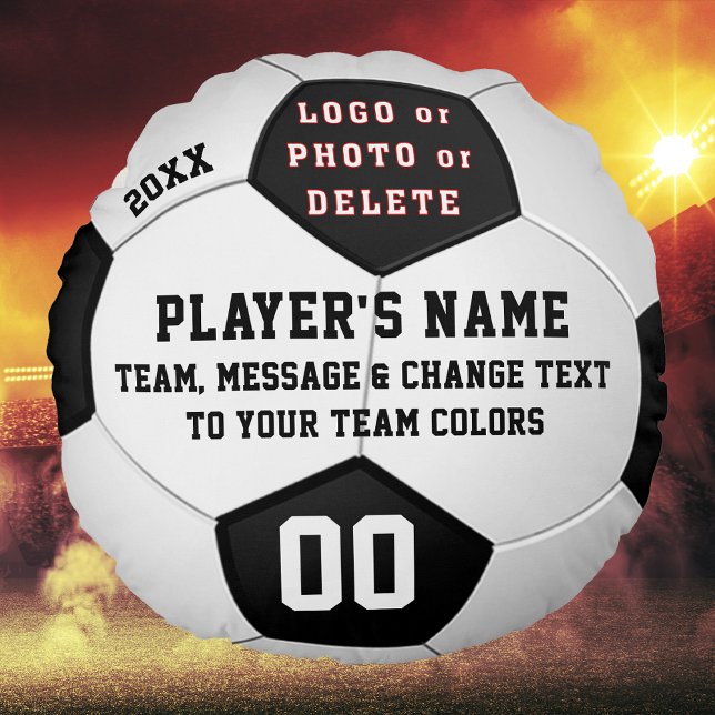 Cojín Redondo Ideas personalizadas de regalo nocturno para jugad (Subido por el creador)