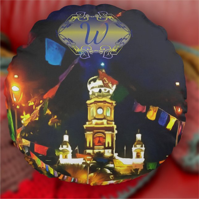 Cojín Redondo Iglesia de Nuestra Señora de Guadalupe PV-190130 (Subido por el creador)