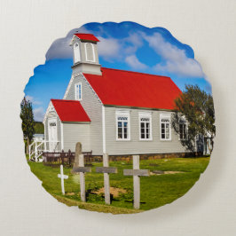 Cojín Redondo Iglesia islandesa