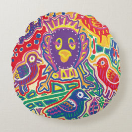 Cojín Redondo Ilustración de Mola1