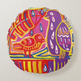 Cojín Redondo Ilustración de Mola5