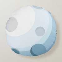 Ilustración del espacio de la luna azul linda