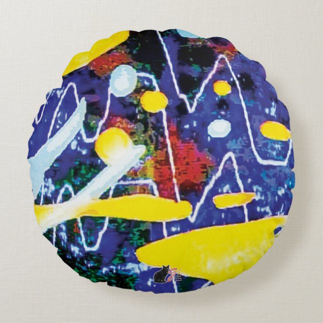 Cojín Redondo Imagen de Sines KC (Anverso)