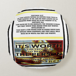 Cojín Redondo Imágenes de secuencias de comandos 03