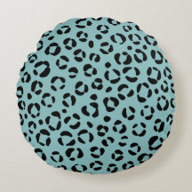 Impresión de animal turquesa