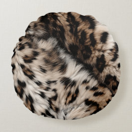 Cojín Redondo Impresión de animales