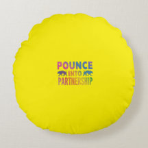 Impresión de palabras "Pounce into Partnership" de