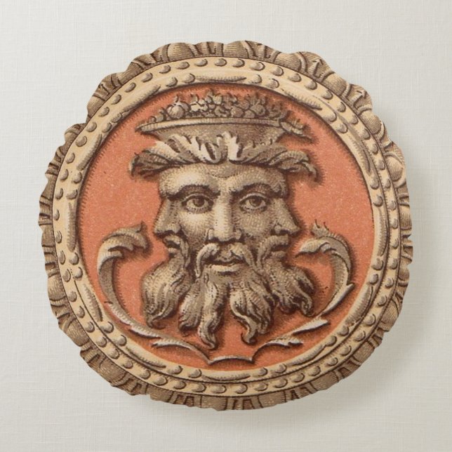 Cojín Redondo impresión de tres caras (Anverso)