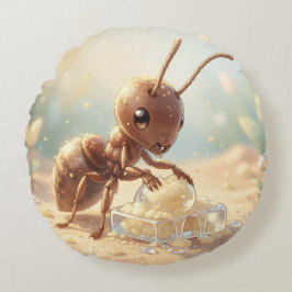 Cojín Redondo In Search of Blossom Gold.3