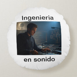 Cojín Redondo Ingenieria en sonido