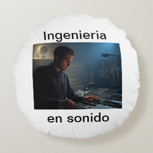 Cojín Redondo Ingenieria en sonido