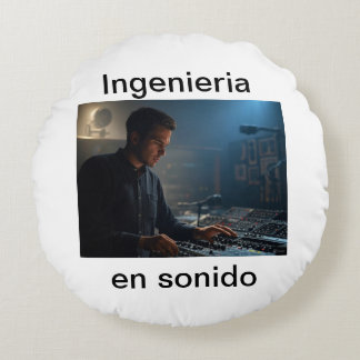 Cojín Redondo Ingenieria en sonido