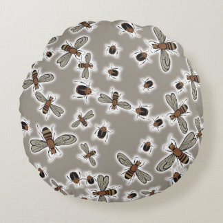 Cojín Redondo insectos Funda Duvet