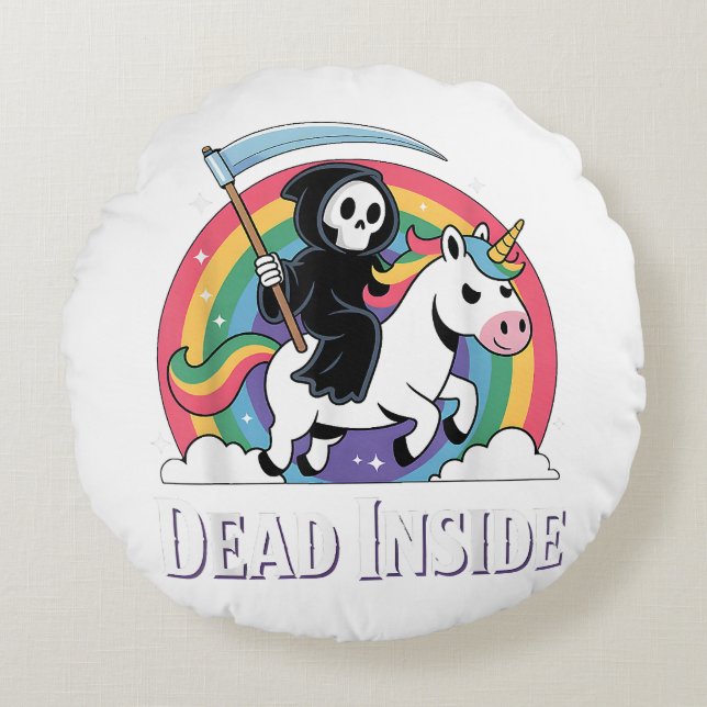 Cojín Redondo Interior muerto (Anverso)