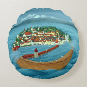 Cojín Redondo Inundación 1999