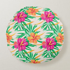 Cojín Redondo Isla Hibiscus Round Pillow