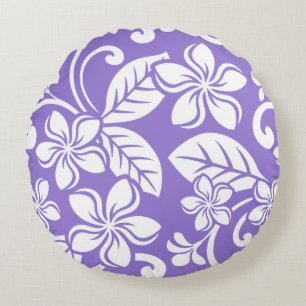 COJÍN REDONDO ISLA PLUMERIA (LAVANDA)