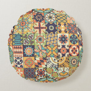 Cojín Redondo Islam decorativo: mano ventilado.