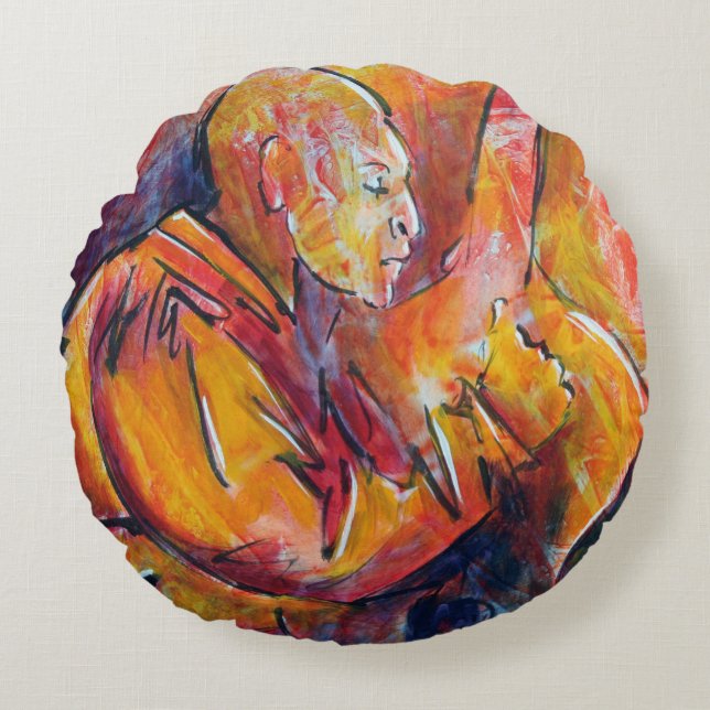 Cojín Redondo Jacinto 2008 (Anverso)