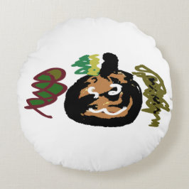 Cojín Redondo Jack de Halloween para el café