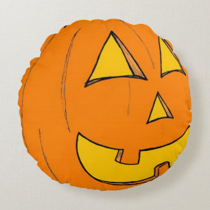 Cojín Redondo Jack o' Lantern Pillow
