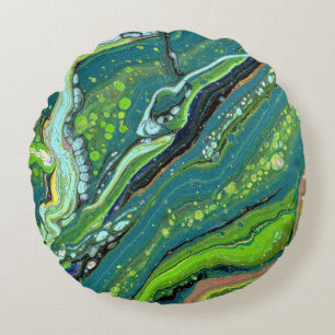 Cojín Redondo Jada 2 Green Strata 