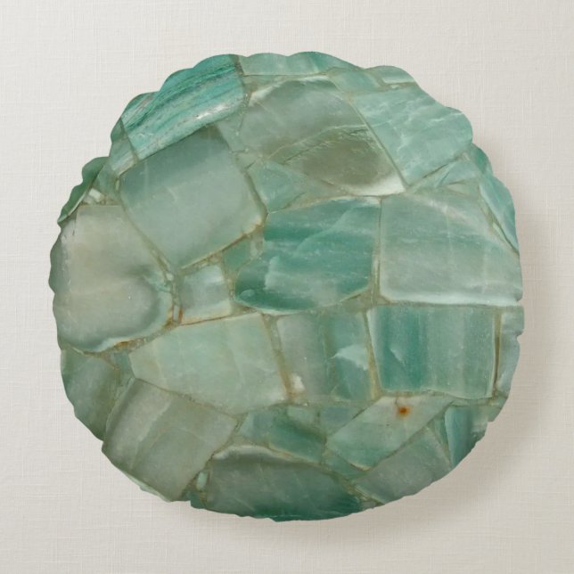 Cojín Redondo Jade elegante (Anverso)