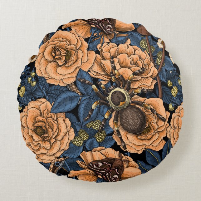 Cojín Redondo Jardín de ensueño 2 (Anverso)