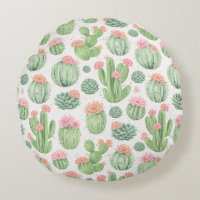 Jardín de flores de cactus