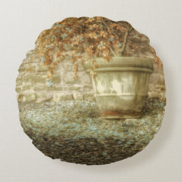 Cojín Redondo Jardín de otoño rústico