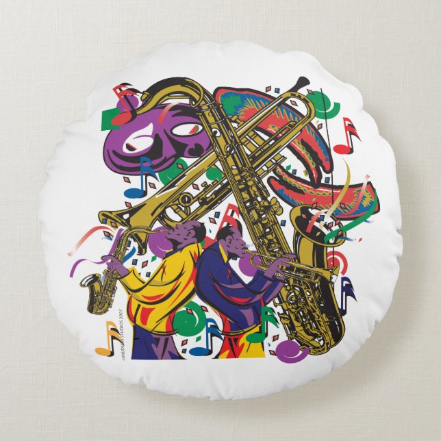 Cojín Redondo JAZZy (Anverso)