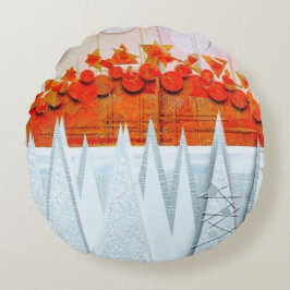 COJÍN REDONDO JESSICA ANNE FRANK "WINTER" 