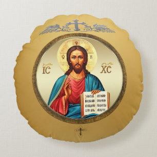 Cojín Redondo Jesucristo