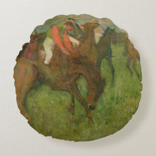 Cojín Redondo Jinetes de Edgar Degas el , 1886-90