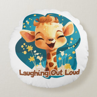 Cojín Redondo Joie (Rire aux éclats) - Laughing Out Loud