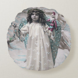 Cojín Redondo Joyeux Noel