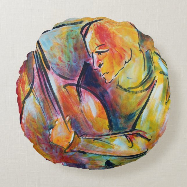 Cojín Redondo Jude 2008 (Anverso)