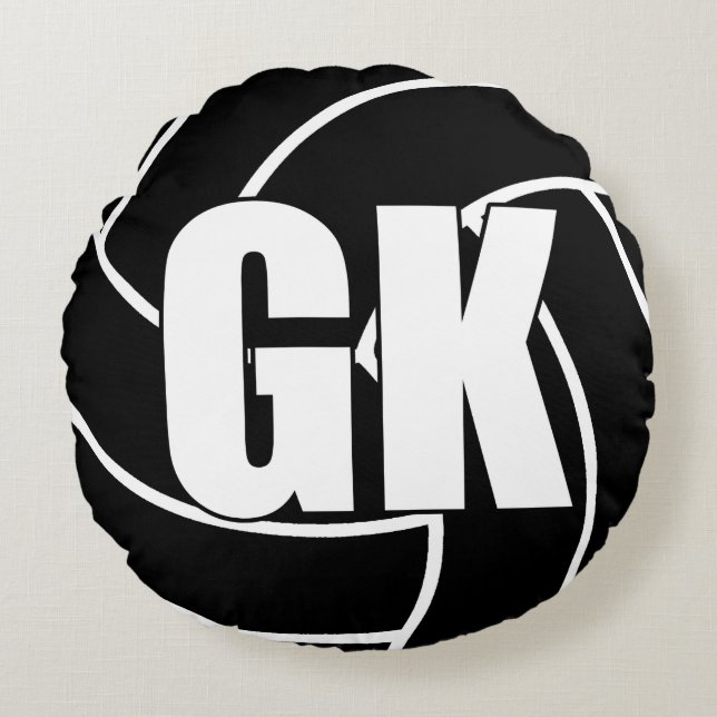 Cojín Redondo Jugadores de Netball - GK (Anverso)