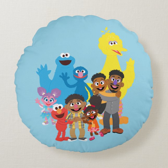 Cojín Redondo Juntémonos (Anverso)