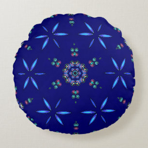 Cojín Redondo Kaleidoscopio Starlit
