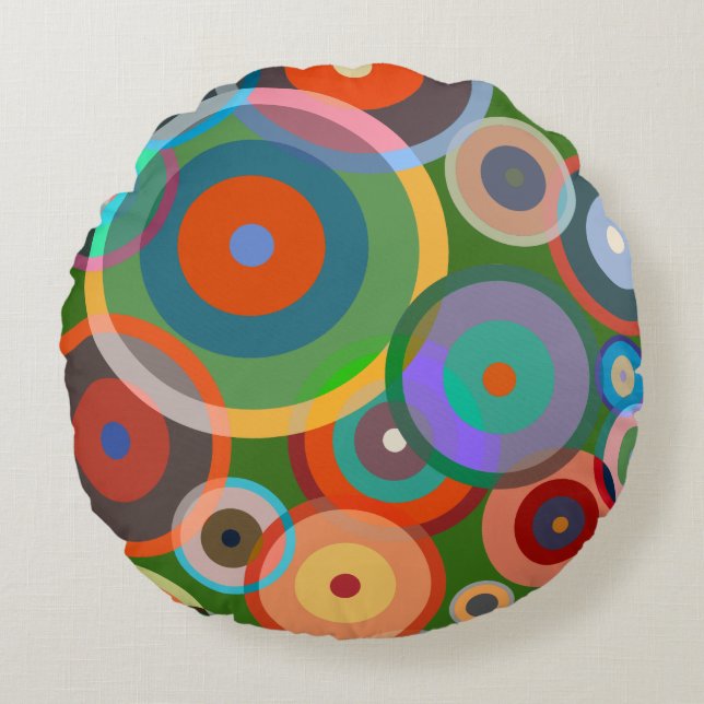 Cojín Redondo Kandinsky #4 (Anverso)