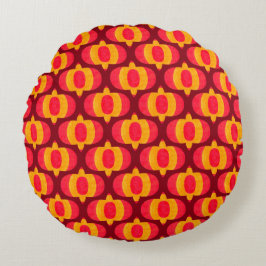 Cojín Redondo Kandy Korn -Burgundy- 