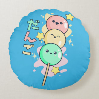 Cojín Redondo Kawaii Hanami Dango 