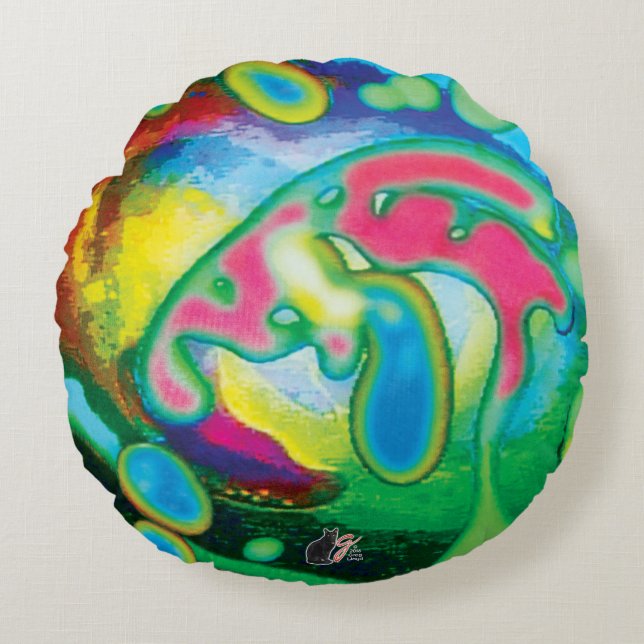 Cojín Redondo Kismet Embrace (Anverso)