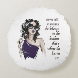 Cojín Redondo Kitchen Knives pertenece