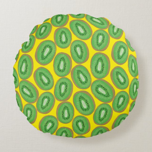 Cojín Redondo Kiwi (Anverso)