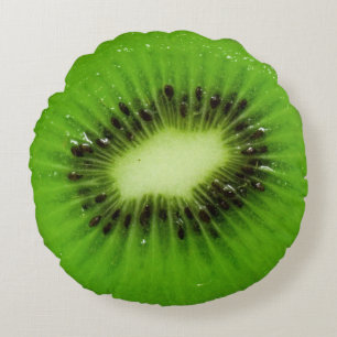 Cojín Redondo Kiwi Fruit Fresch Slice