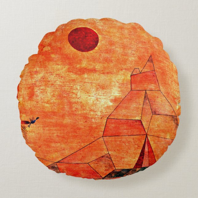 Cojín Redondo Klee - Cuentos (Anverso)
