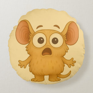 Cojín Redondo Klix Kissen – Das ADHS-Monster der Ablenkung