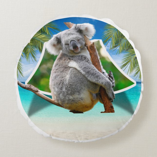 Cojín Redondo Koala (Anverso)